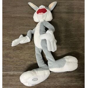 Looney Tunes Bugs Bunny Plush Stuffed Animal Warner Bros Collectible